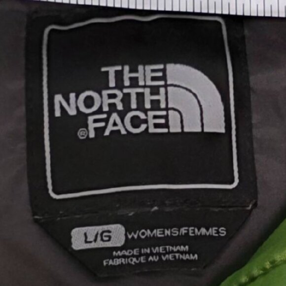 The North Face Women’s 700 Fill Down Vest Green Size Large Hiking Warm Bright - Picture 3 of 13
